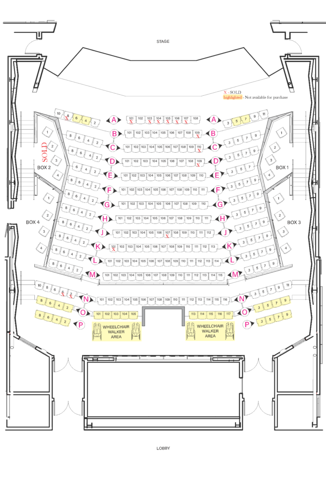 PAC seating chart