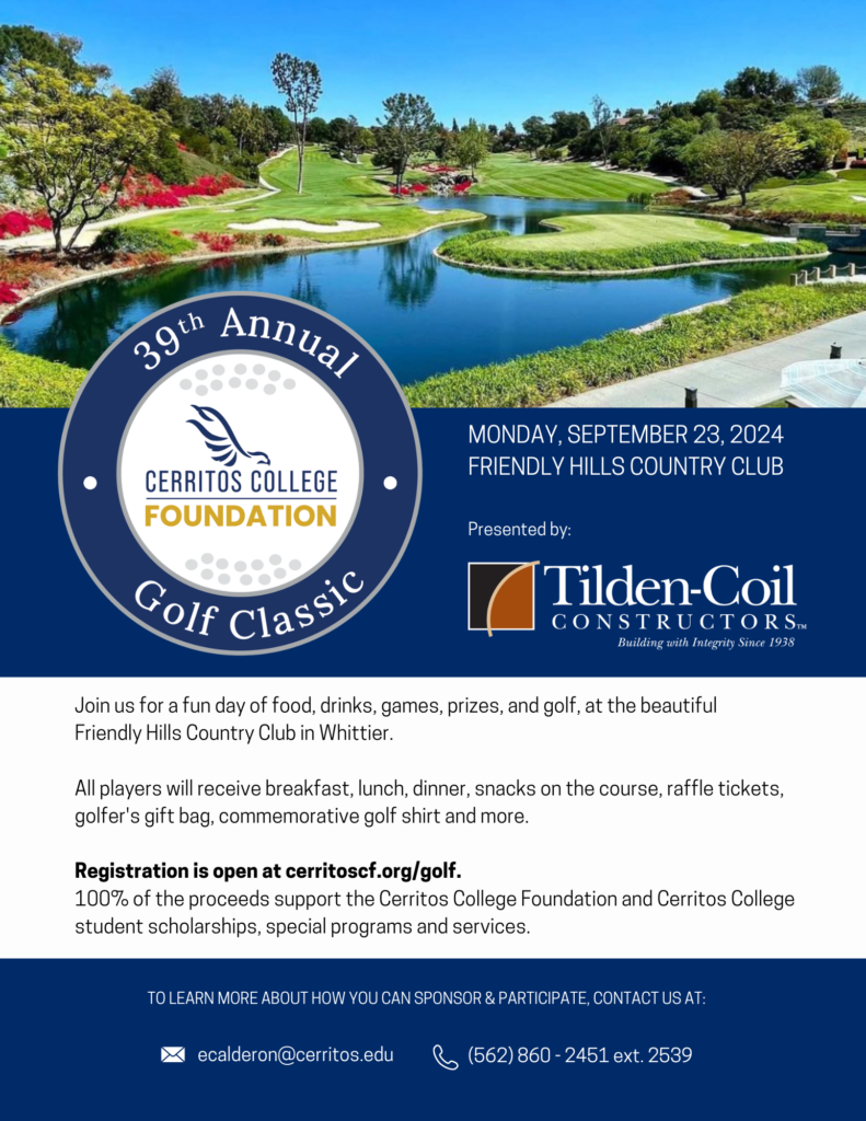 39 Annual Golf Classic-Cerritos College Foundation