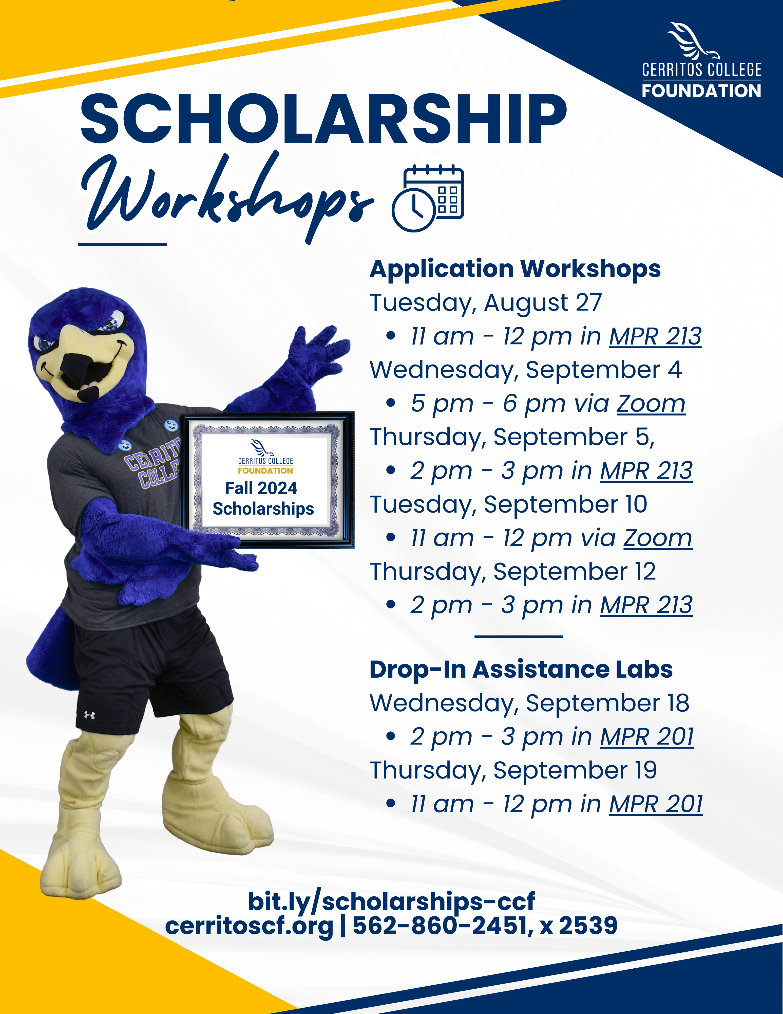 Fall 2024 Scholarship Workshops