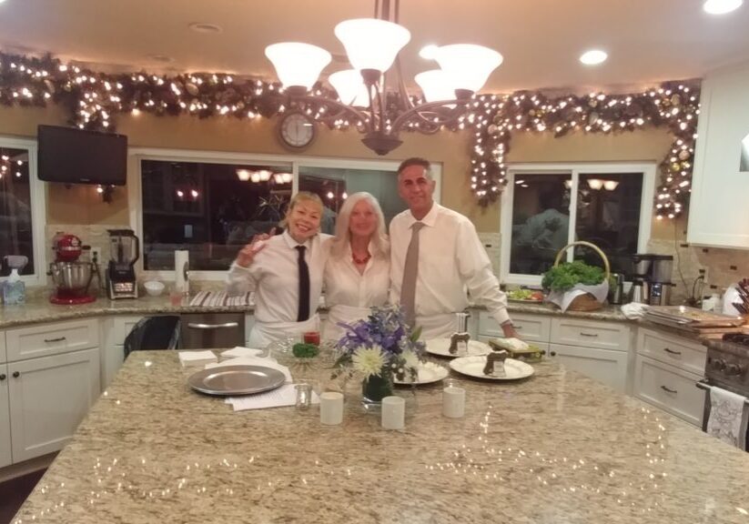1211181758 Peggy Kelly with Timeless Celebrations catering staff