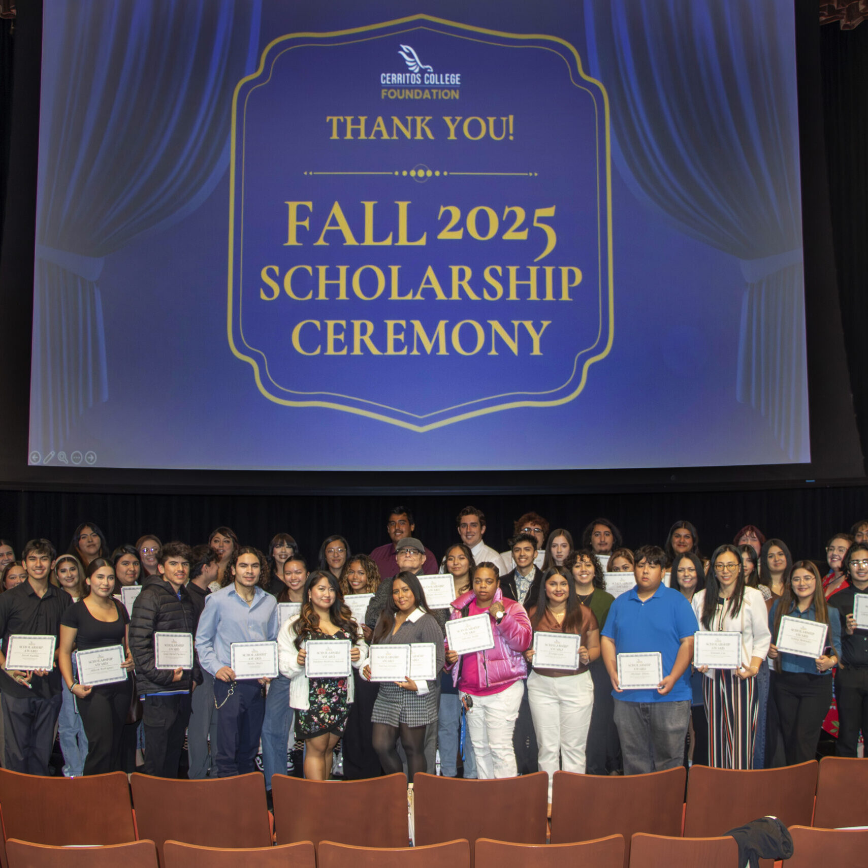 Fall 2025 Scholarship Recipients