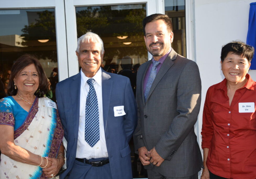 Kumud and Bhupesh Parikh with Dr. Jose Fierro and Trustee Shin Liu